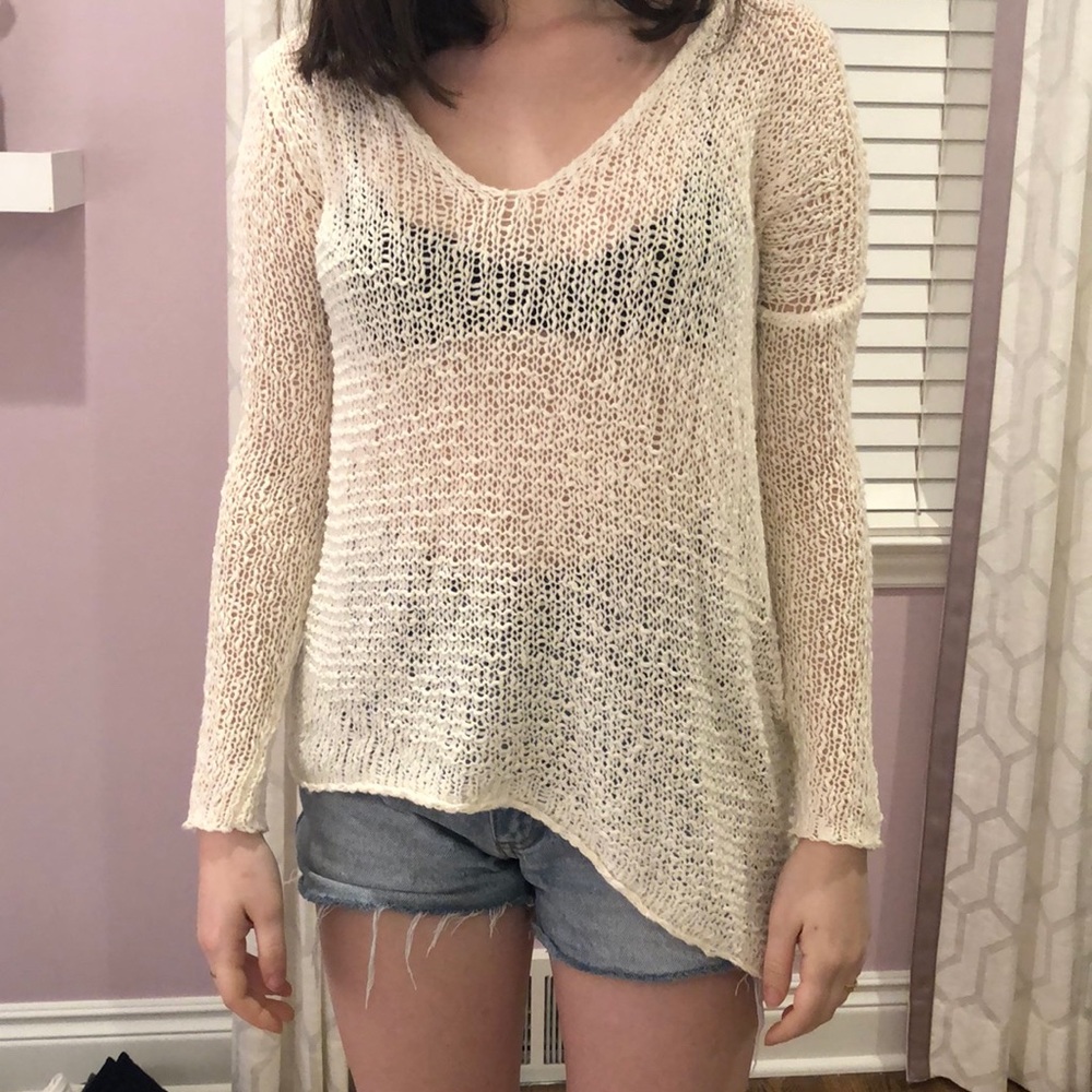 White Knit Sweater